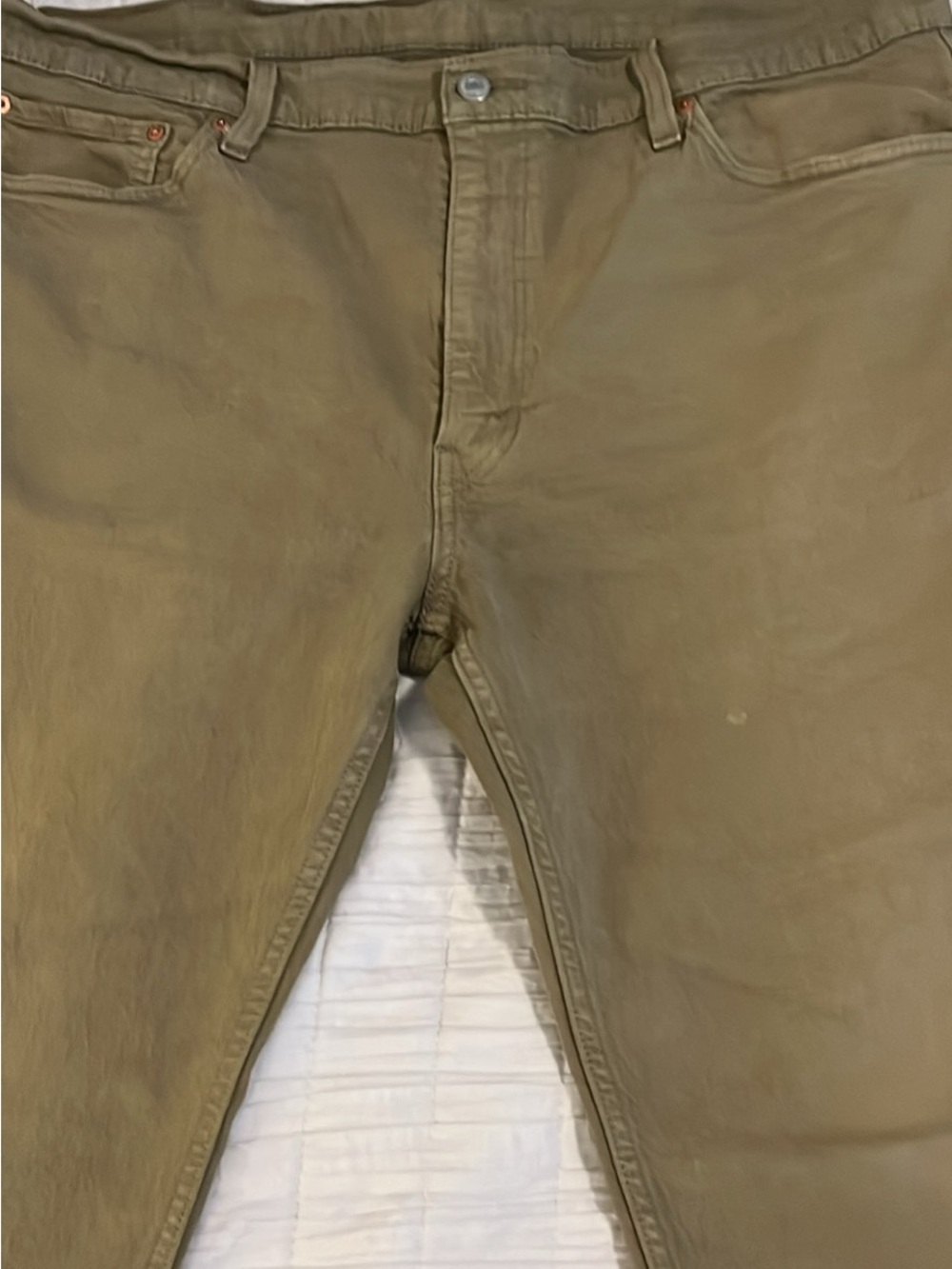 Levi's Straight Five-Pocket Jeans in Olive